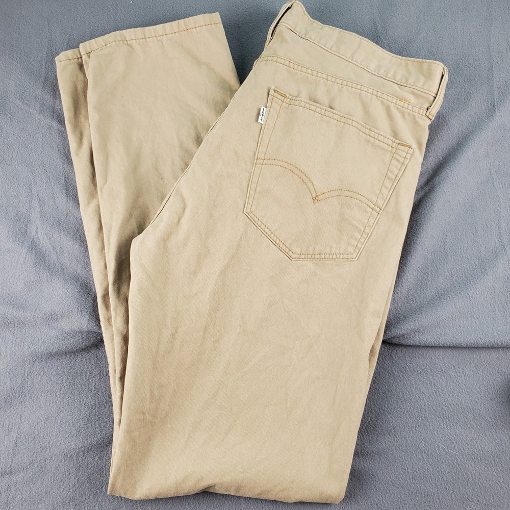Levi's Men's‎ Tan Beige Pants Casual Chinos Everyday Comfort